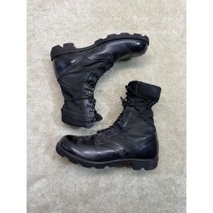 Altama Black Leather Military Combat Lace Up Boots Mens 13R
